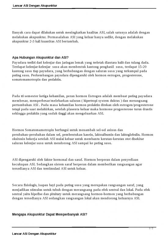 picture_Lancar Asi Dengan Akupunktur | Akupunktur